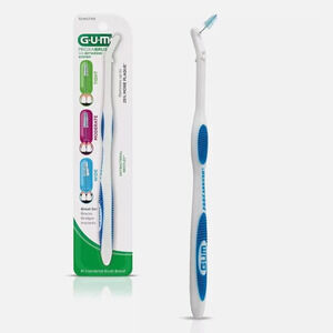 GUM Proxabrush 3 Permanent Handle Refills Go-Betweens Floss Picks NEW NIP 3 Sets